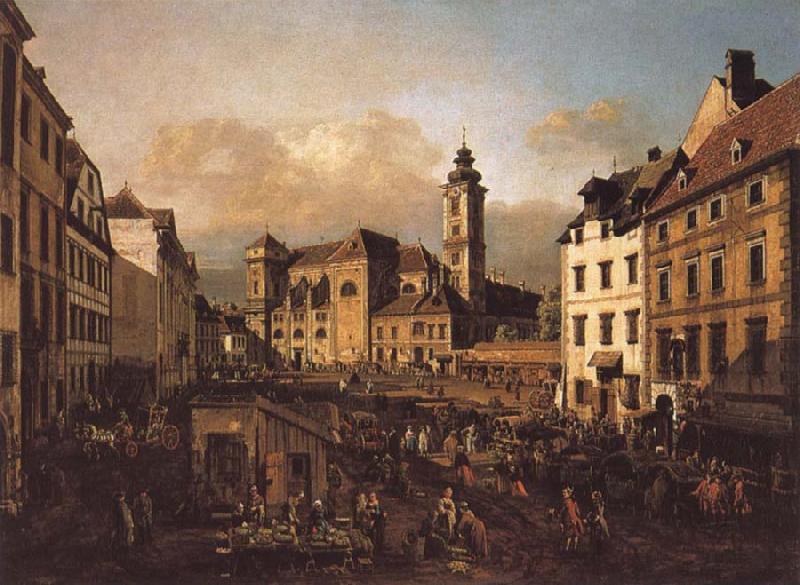 Bernardo Bellotto The Freyung in Vienna from the south-east Germany oil painting art